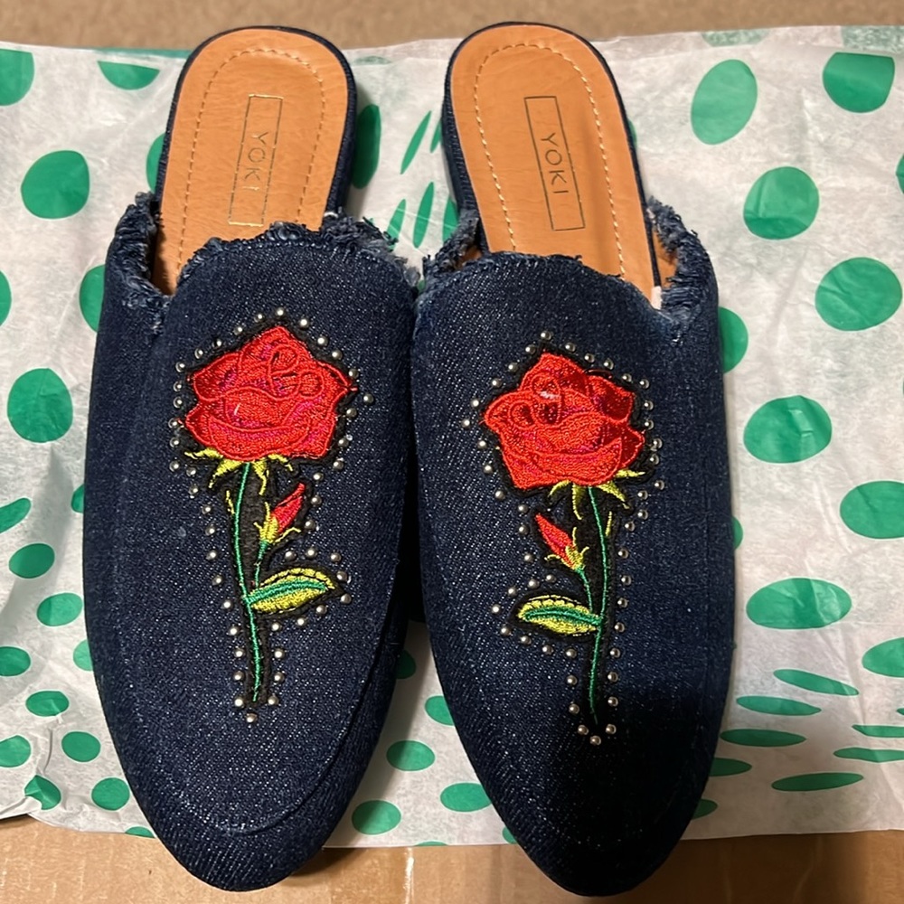 NWOT Yoki Mules